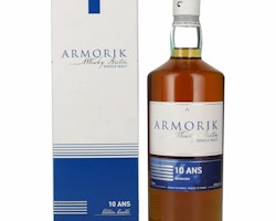 Armorik 10 Ans Whisky Breton Single Malt Edition Limitée 2022 46% Vol. 0,7l in Giftbox