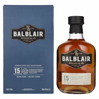 Balblair 15 Years Old Highland Single Malt 46% Vol. 0,7l in Giftbox