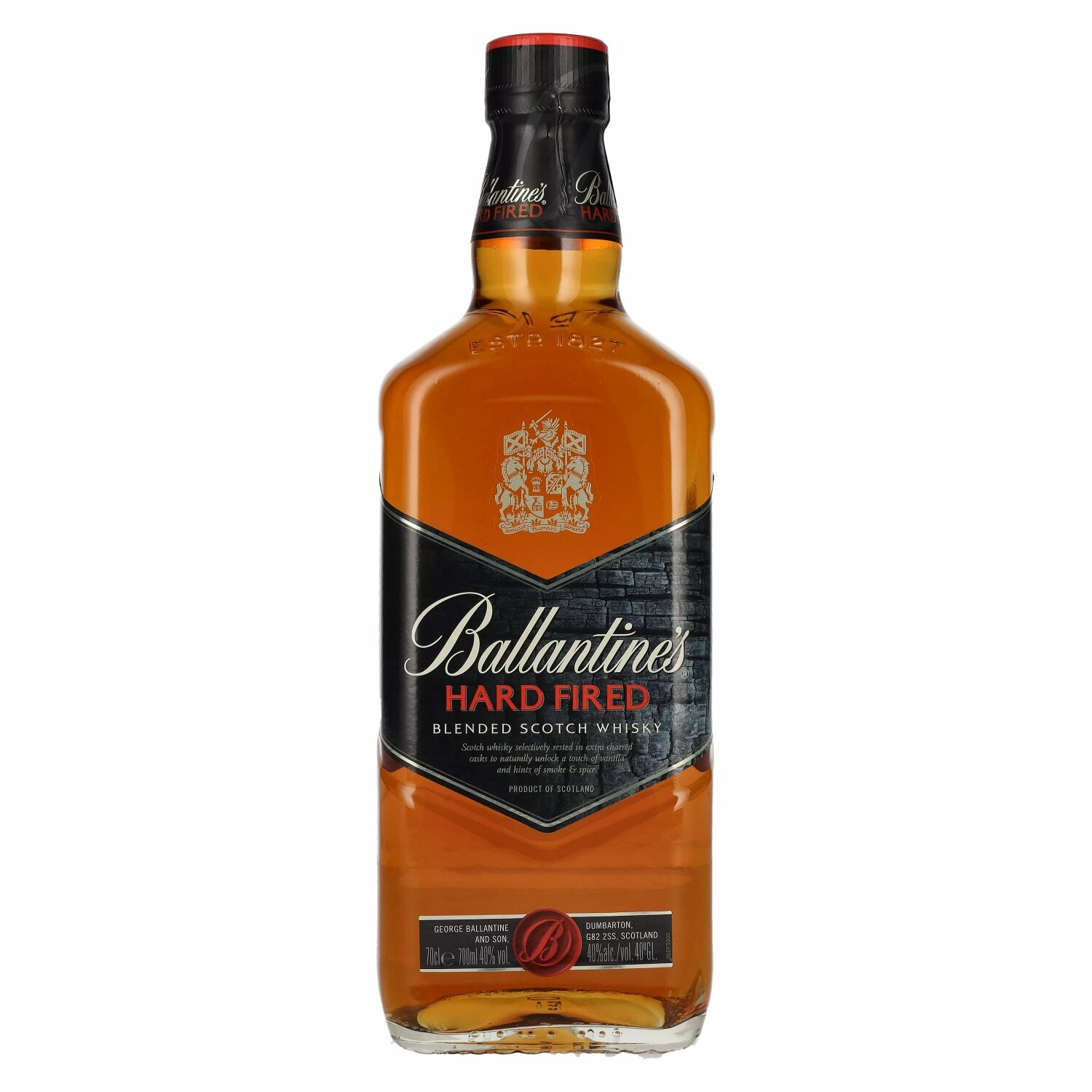 Ballantine's HARD FIRED Blended Scotch Whisky 40% Vol. 0,7l