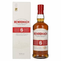 Benromach 15 Years Old Speyside Single Malt - New Design 43% Vol. 0,7l in Giftbox