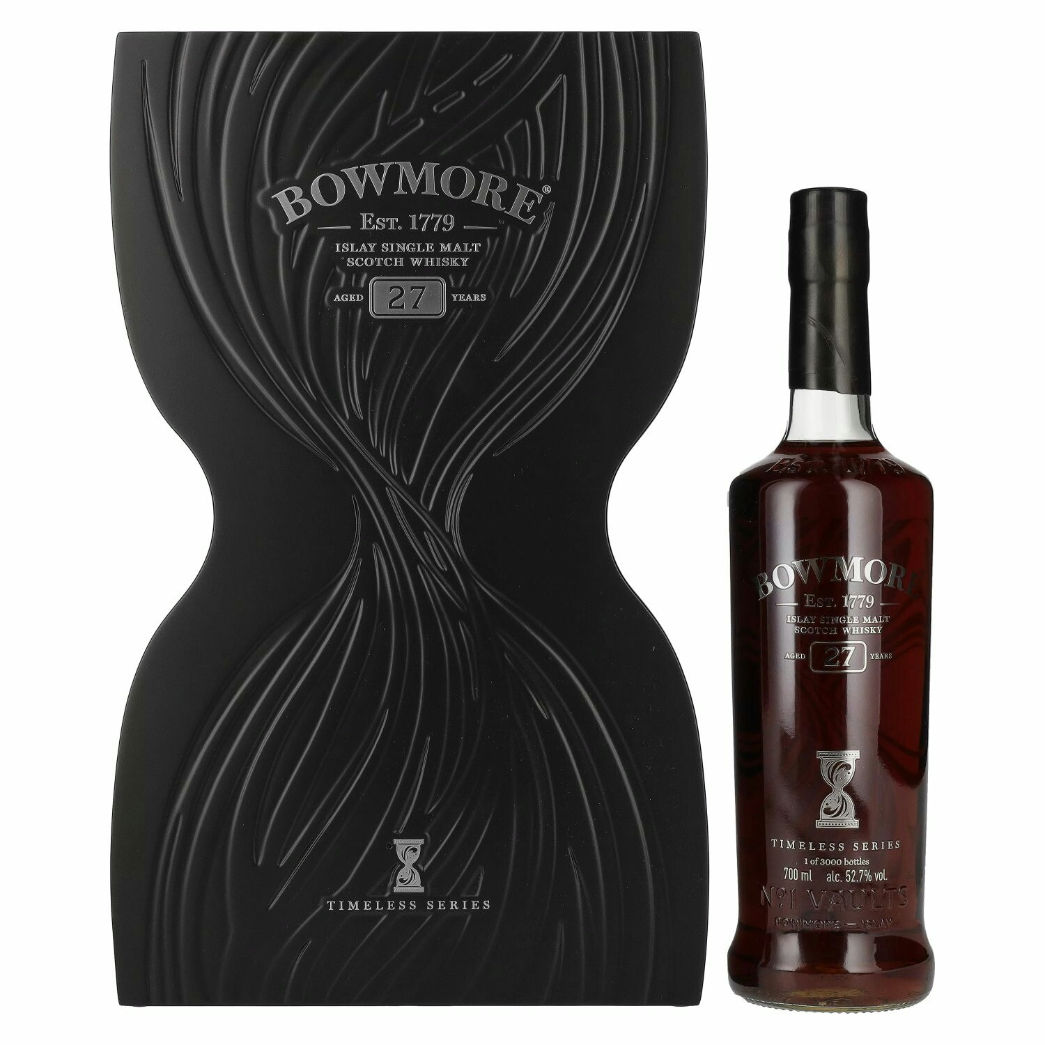 Bowmore 27 Years Old TIMELESS SERIES Islay Single Malt 52,7% Vol. 0,7l in Giftbox