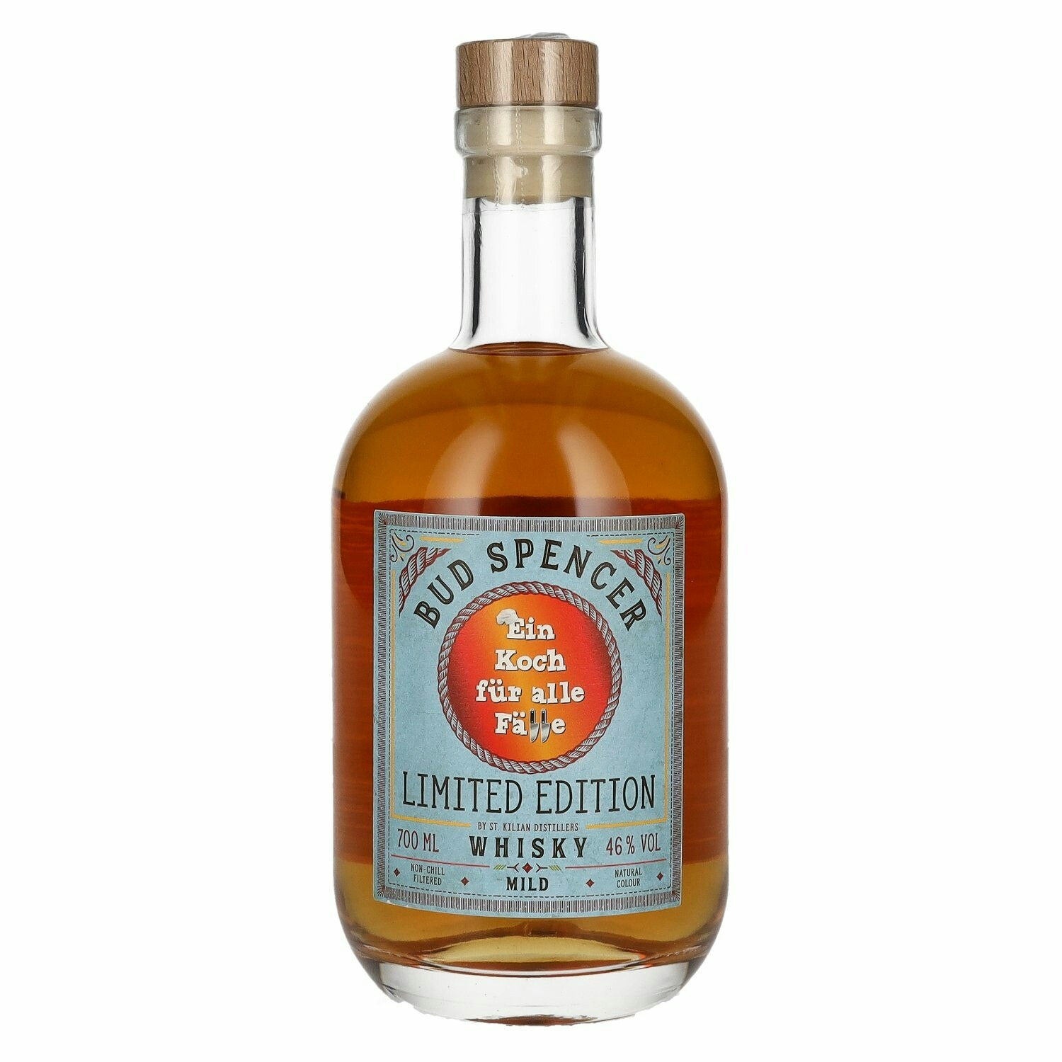 Bud Spencer EIN KOCH FÜR ALLE FÄLLE Whisky MILD Limited Edition 46% Vol. 0,7l