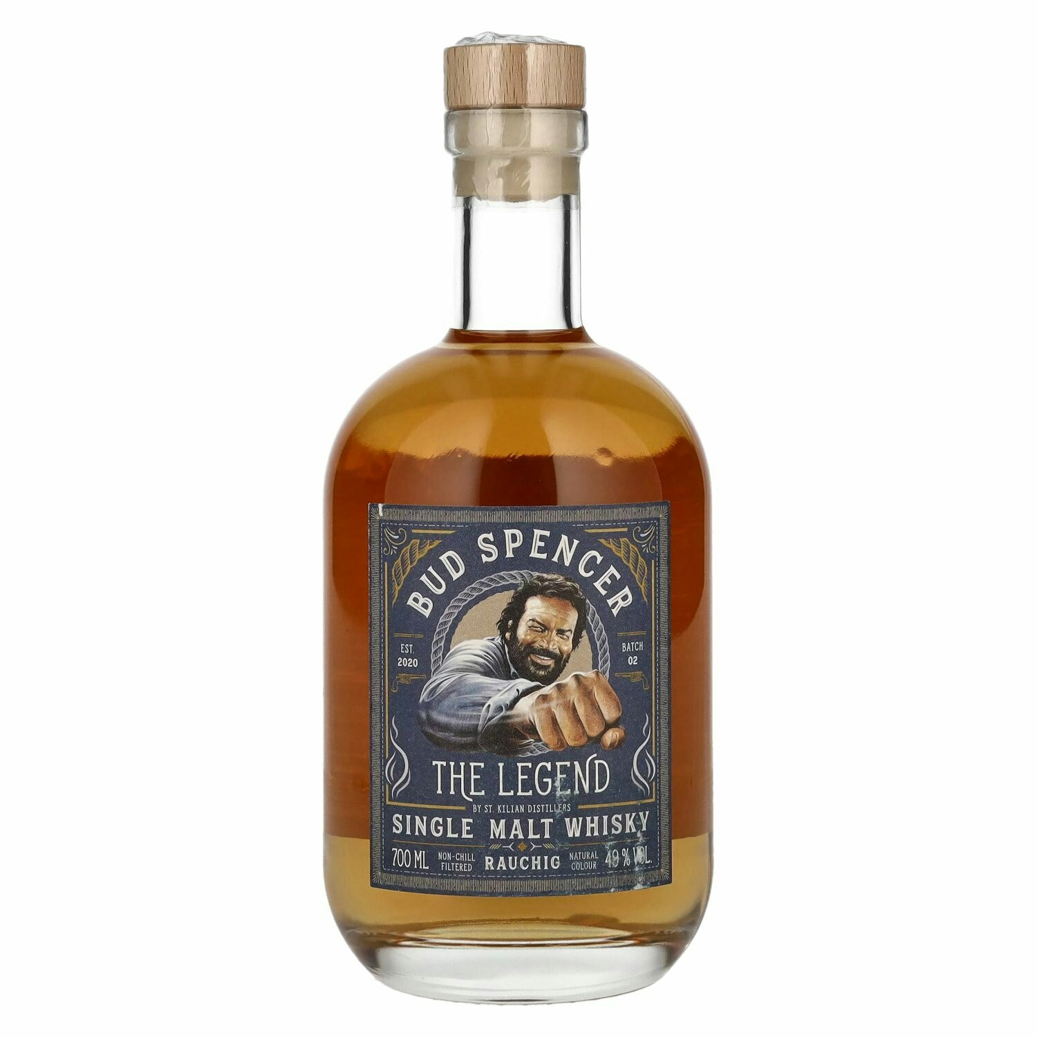 Bud Spencer THE LEGEND Single Malt RAUCHIG Batch 02 49% Vol. 0,7l