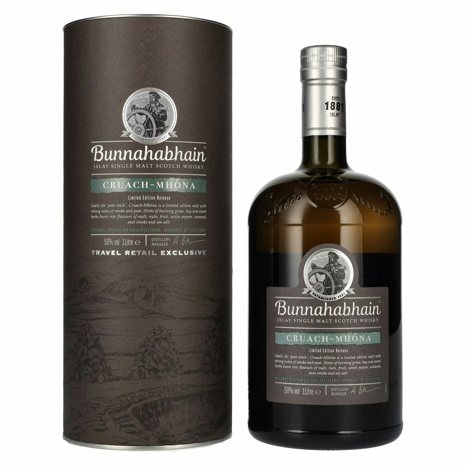 Bunnahabhain CRUACH-MHÒNA Islay Single Malt Scotch Whisky 50% Vol. 1l in Giftbox
