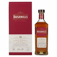 Bushmills 16 Years Old TRIPLE DISTILLED Single Malt Whiskey 40% Vol. 0,7l in Giftbox