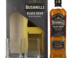 Bushmills BLACK BUSH Irish Whiskey 40% Vol. 0,7l in Giftbox with 2 glasses