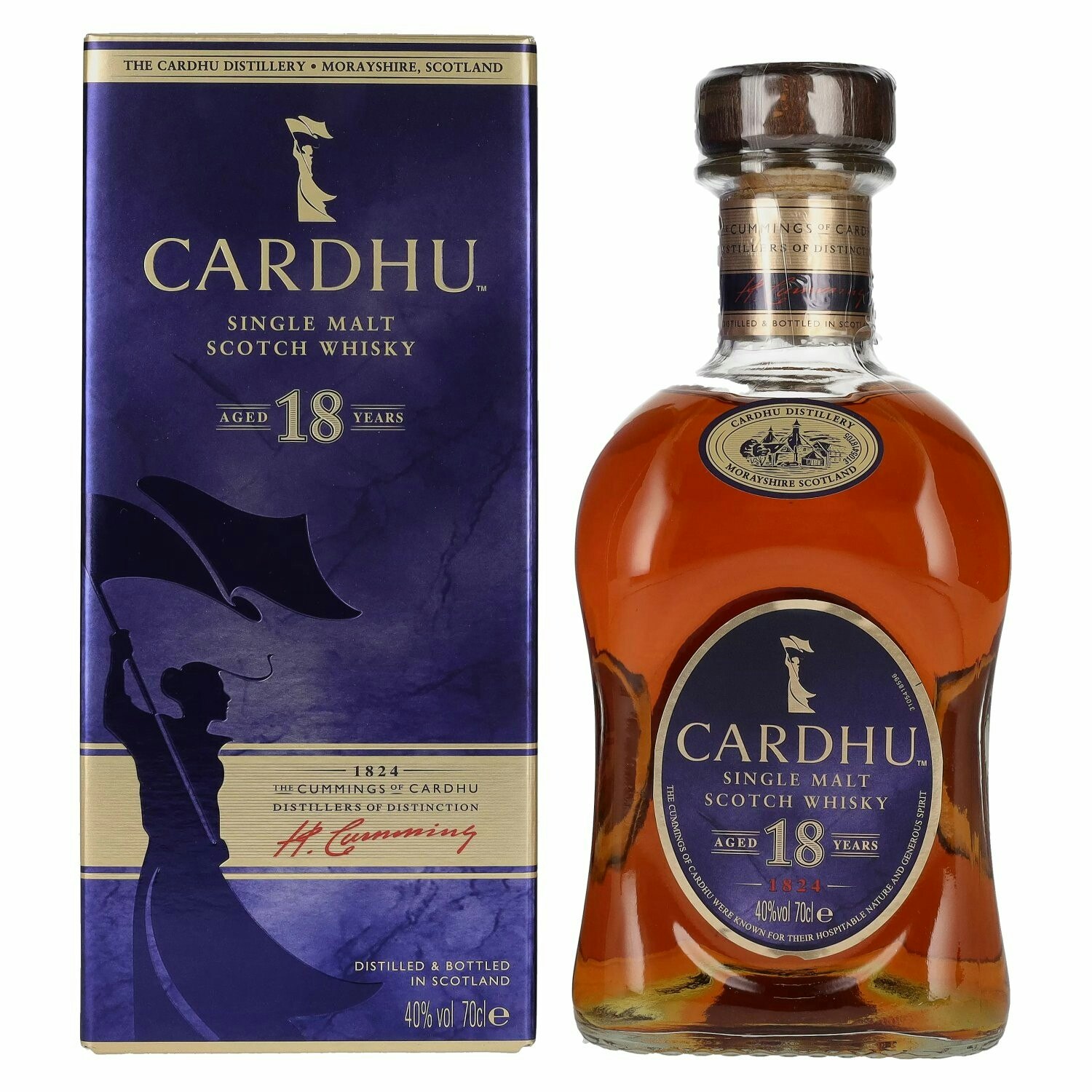 Cardhu 18 Years Old Single Malt Scotch Whisky 40% Vol. 0,7l in Giftbox