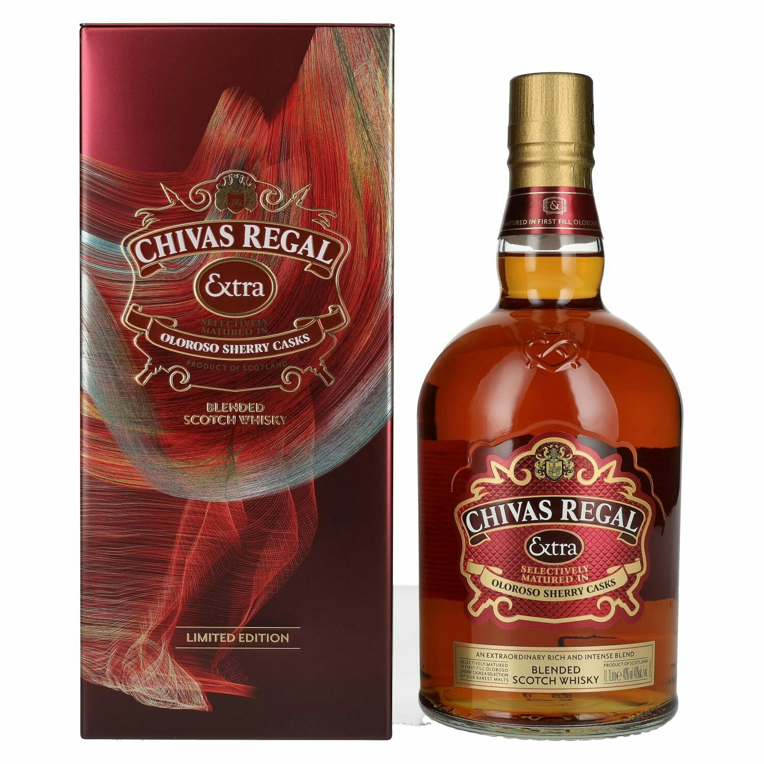 Chivas Regal EXTRA OLOROSO SHERRY CASK Blended Scotch Whisky 40% Vol. 1l in Tinbox