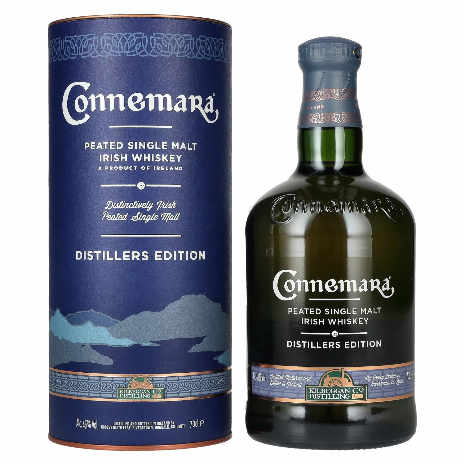 Connemara DISTILLERS EDITION Peated Single Malt Irish Whiskey 43% Vol. 0,7l in Giftbox