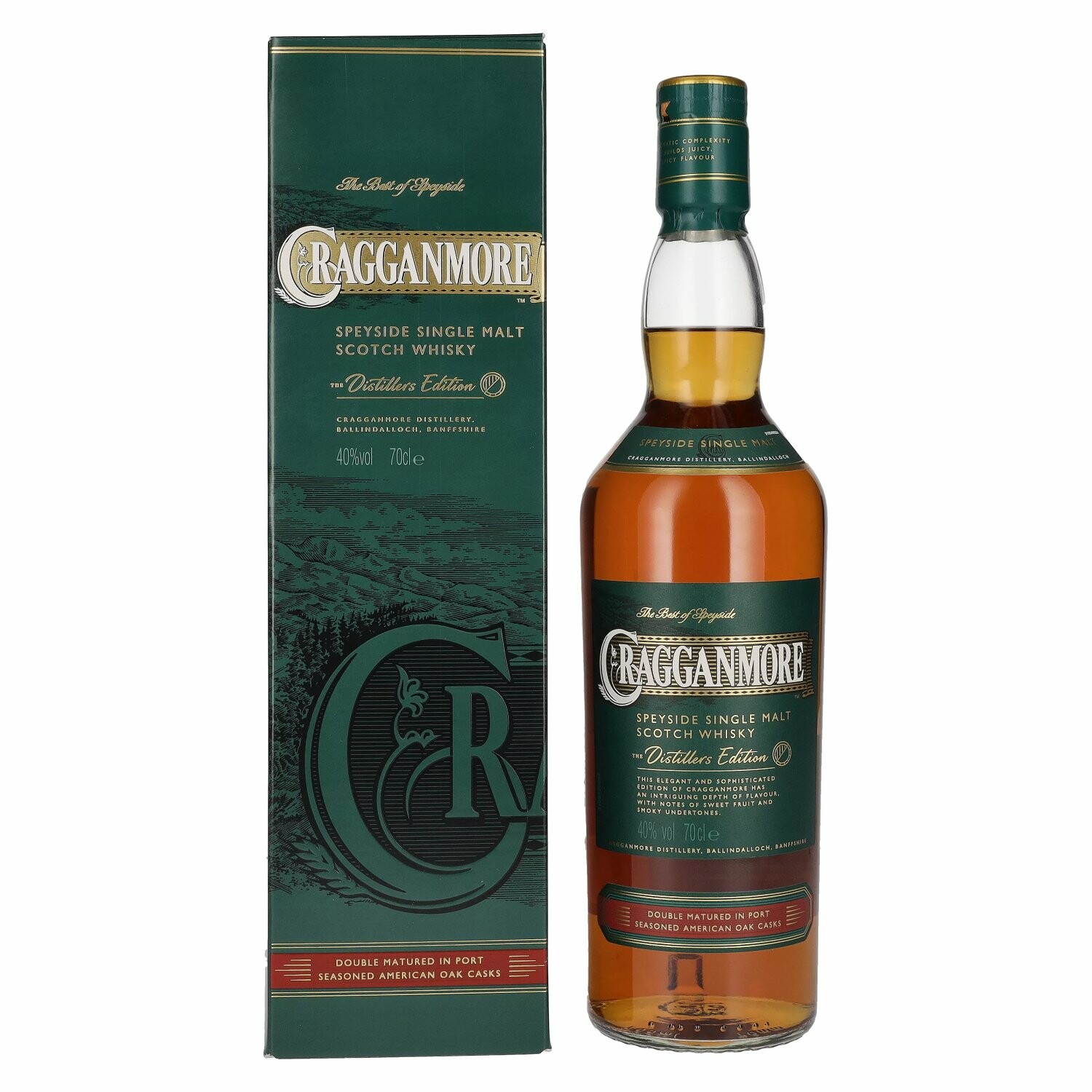 Cragganmore The Distillers Edition 2022 Double Matured 40% Vol. 0,7l in Giftbox