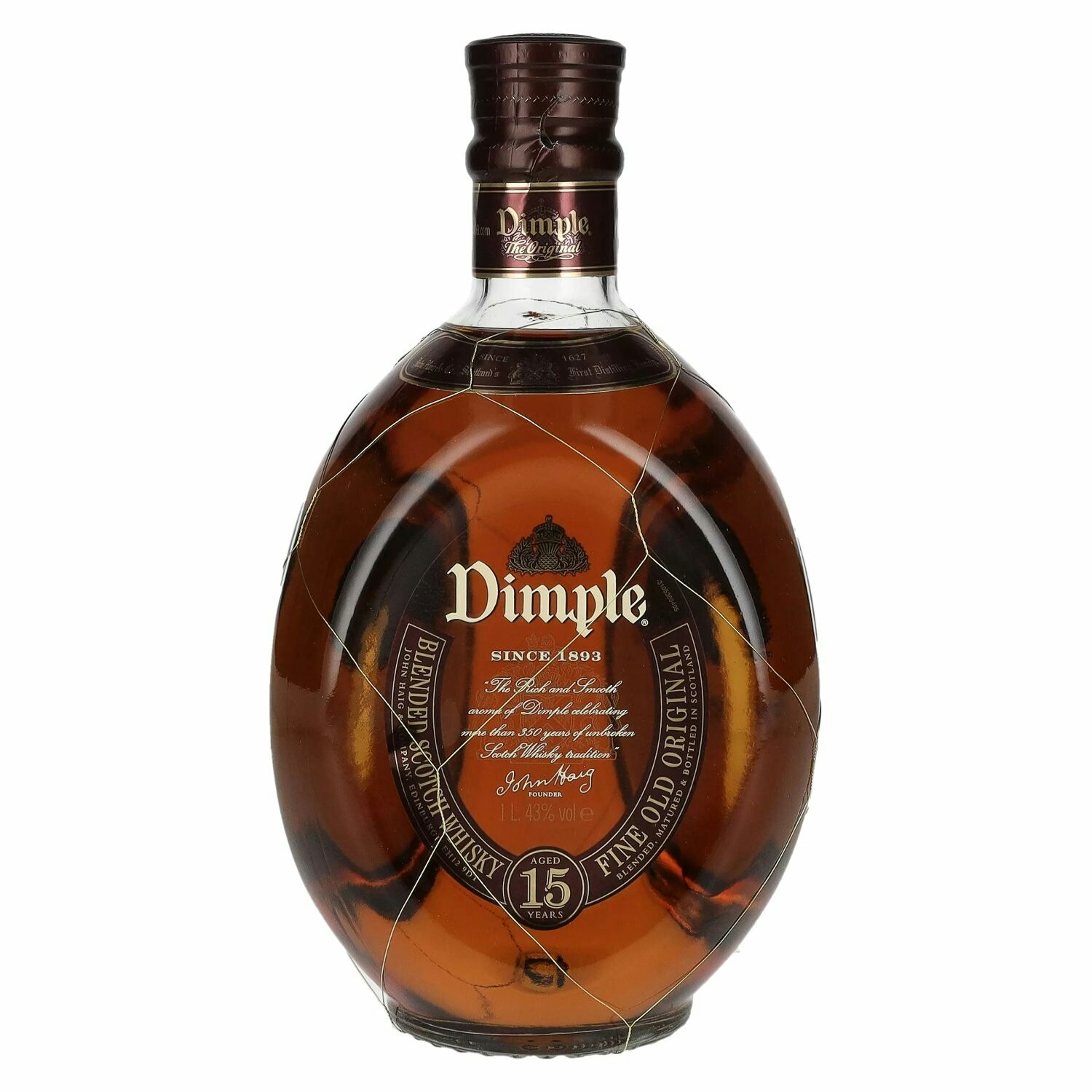 Dimple 15 Years Old Blended Scotch Whisky 43% Vol. 1l