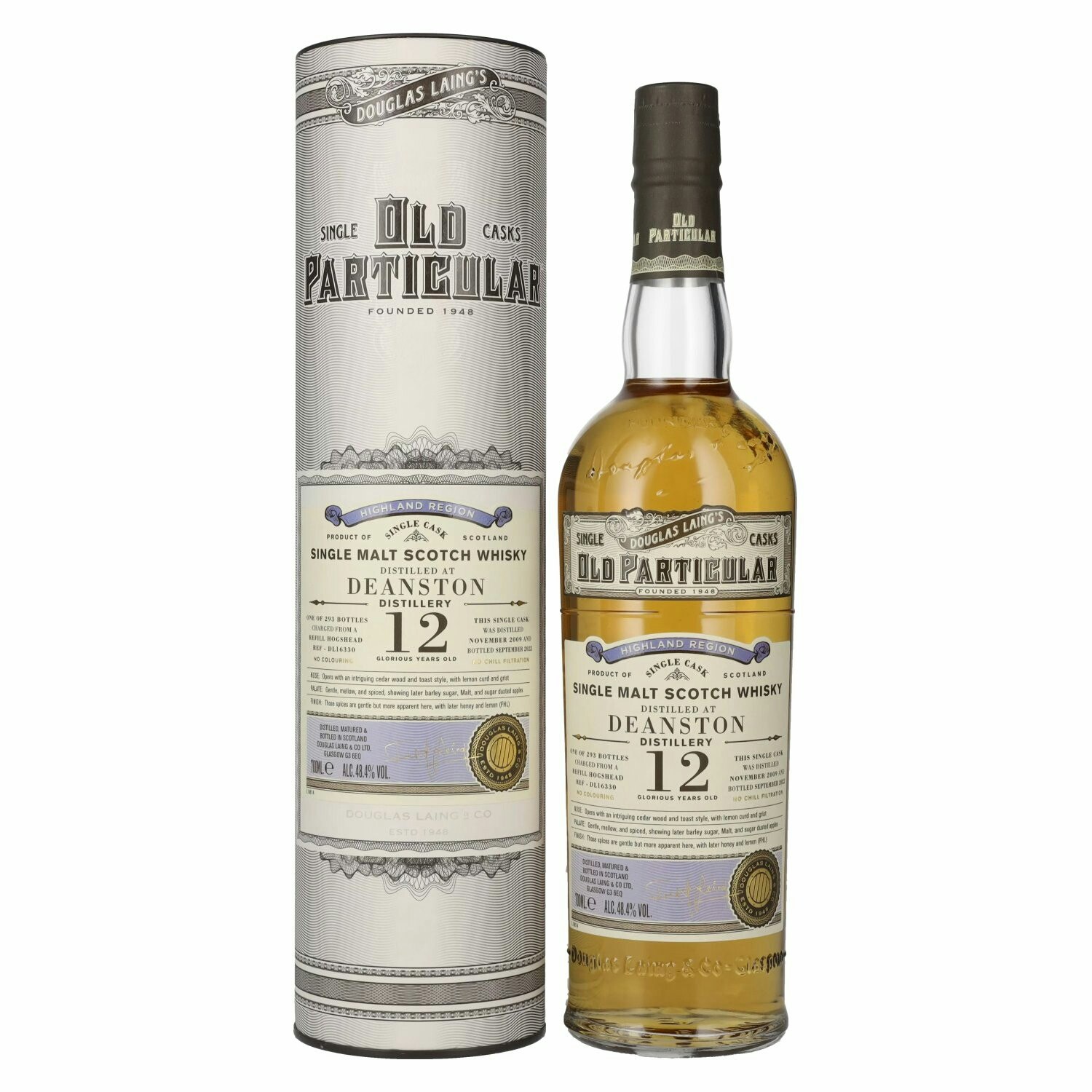 Douglas Laing OLD PARTICULAR Deanston 12 Years Old Single Cask Malt 2009 48,4% Vol. 0,7l in Giftbox