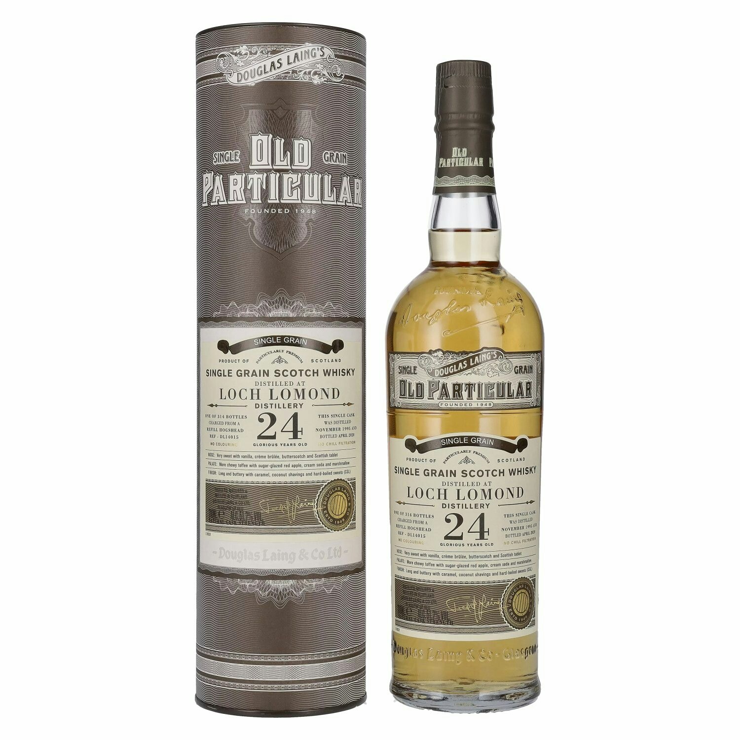 Douglas Laing OLD PARTICULAR Loch Lomond 24 Years Old Single Grain Cask 1995 51,7% Vol. 0,7l in Giftbox