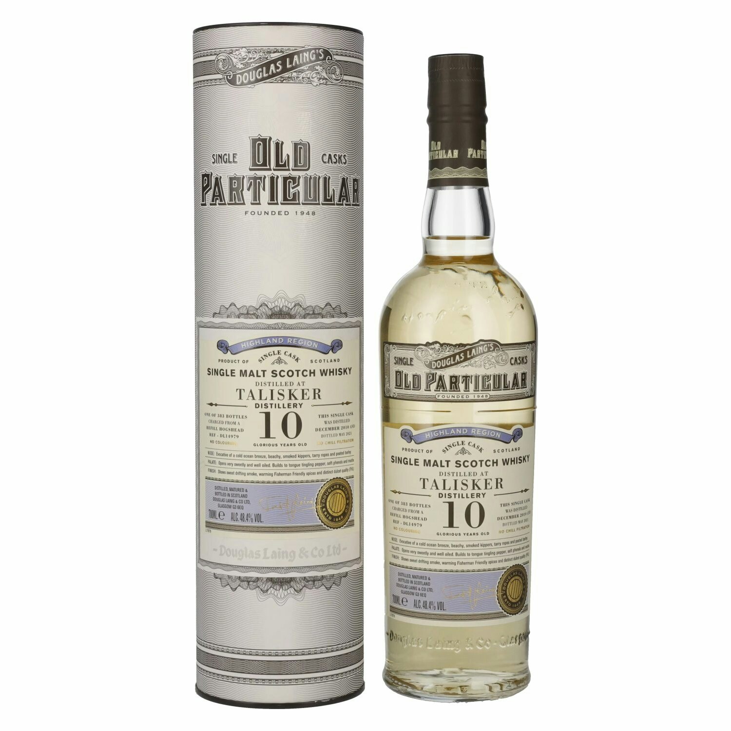 Douglas Laing OLD PARTICULAR Talisker 10 Years Old Single Cask Malt 2010 48,4% Vol. 0,7l in Giftbox