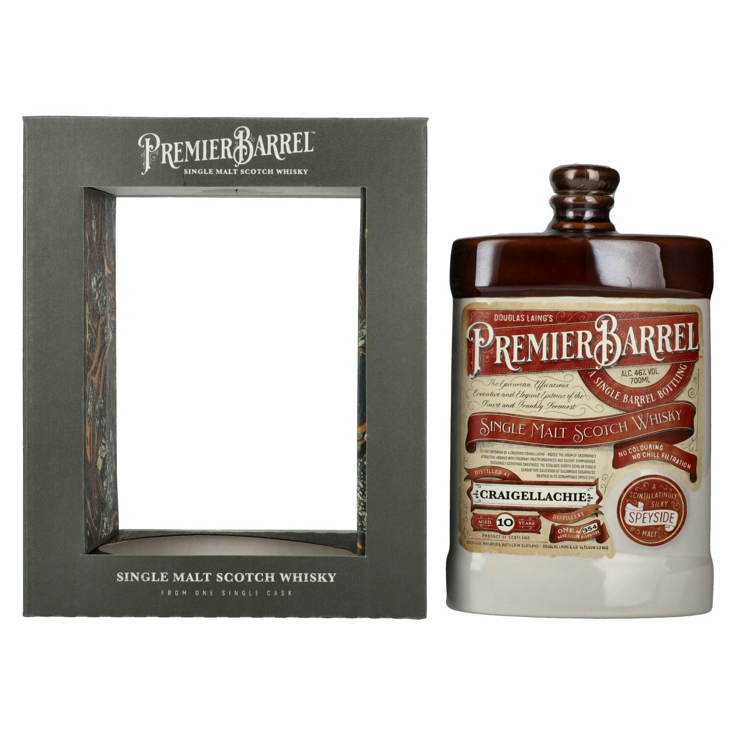 Douglas Laing PREMIER BARREL Craigellachie 10 Years Old Single Malt 2009 46% Vol. 0,7l in Giftbox