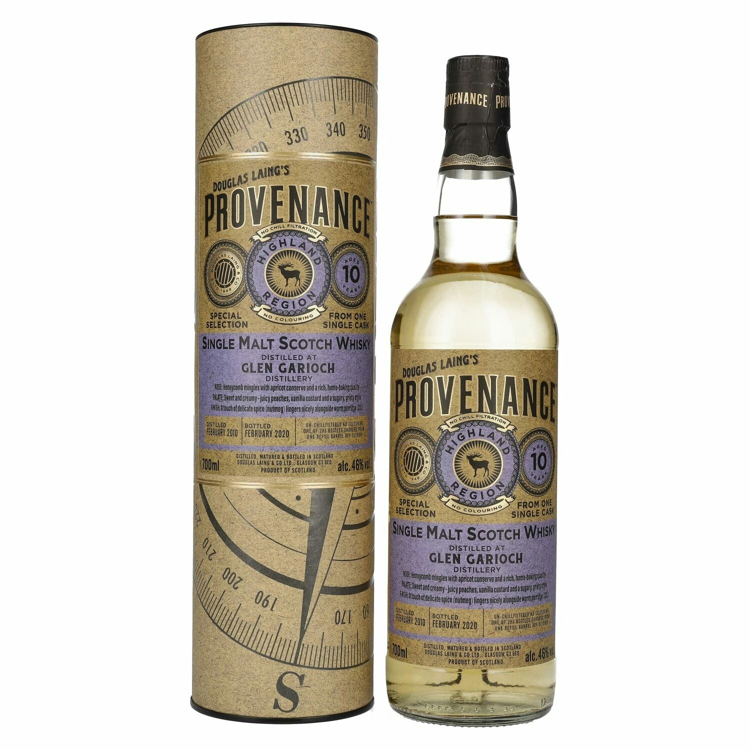 Douglas Laing PROVENANCE Glen Garioch 10 Years Old Single Cask Malt 2010 46% Vol. 0,7l in Giftbox