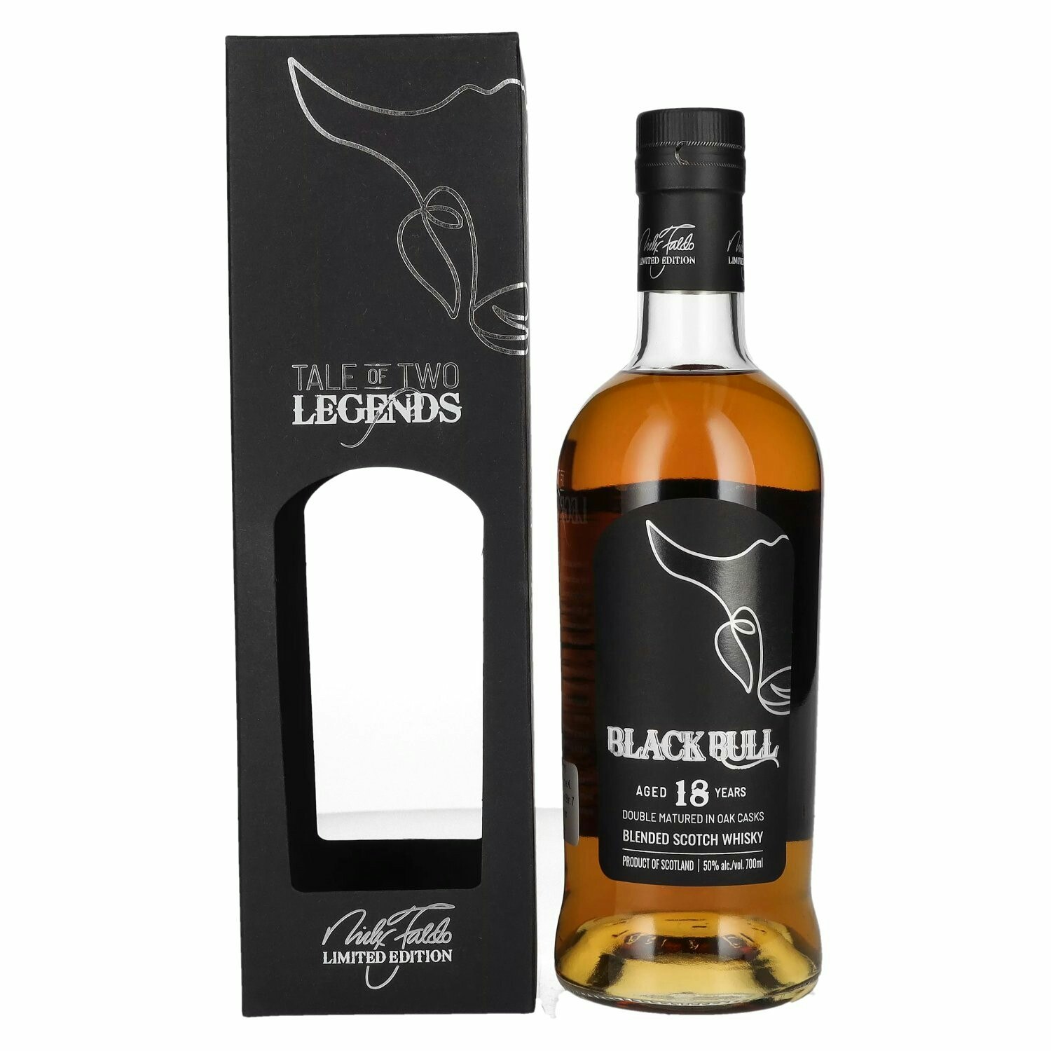 Duncan Taylor Black Bull 18 Years Old Nick Faldo Limited Edition 50% Vol. 0,7l in Giftbox