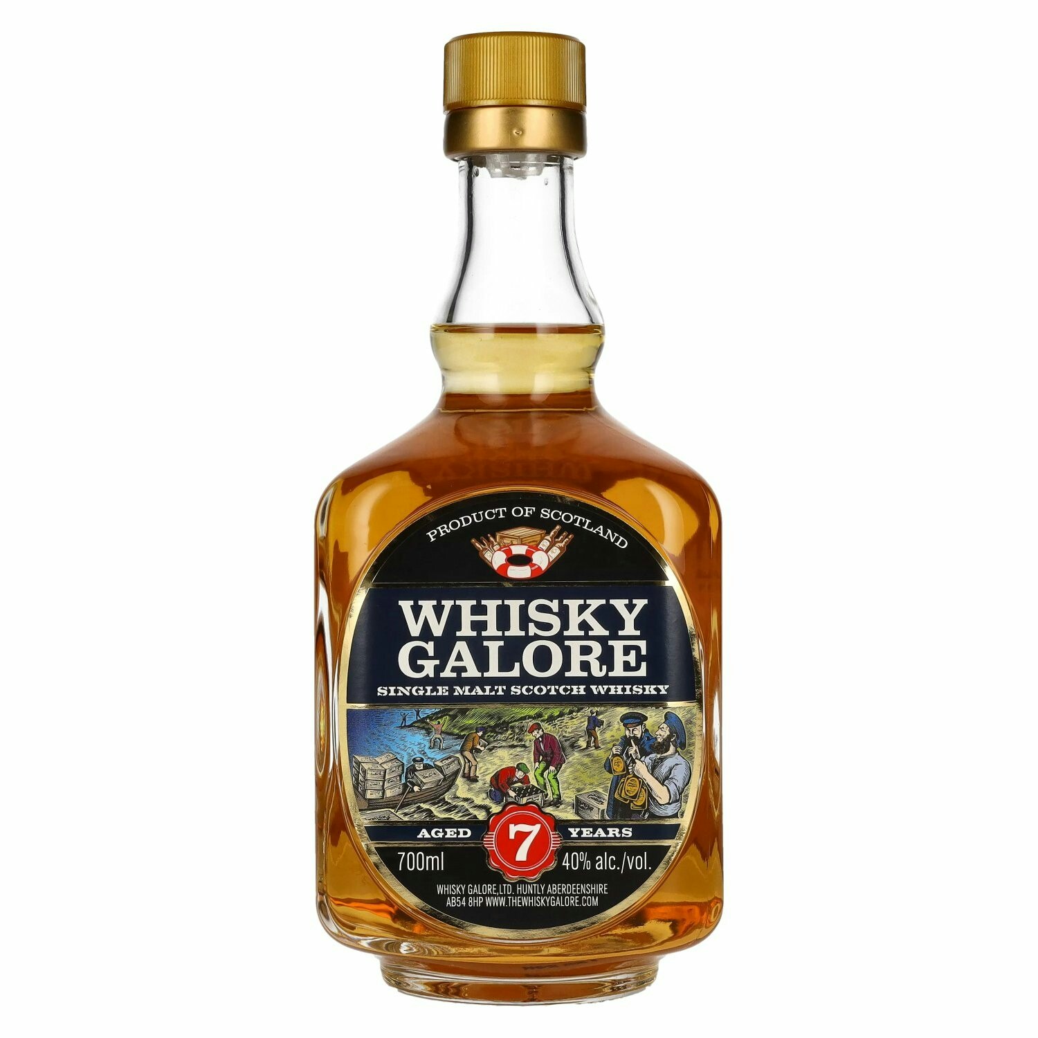 Duncan Taylor Whisky Galore 7 Years Old Single Malt 40% Vol. 0,7l