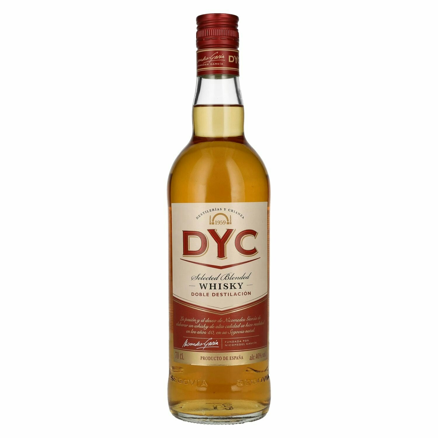 DYC Destilerias y Crianza Selected Blended Whisky 40% Vol. 0,7l