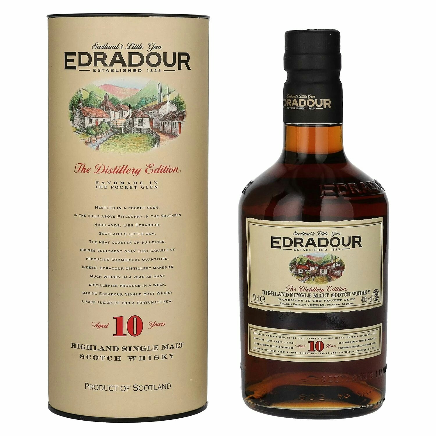 Edradour 10 Years Old 40% Vol. 0,7l in Giftbox