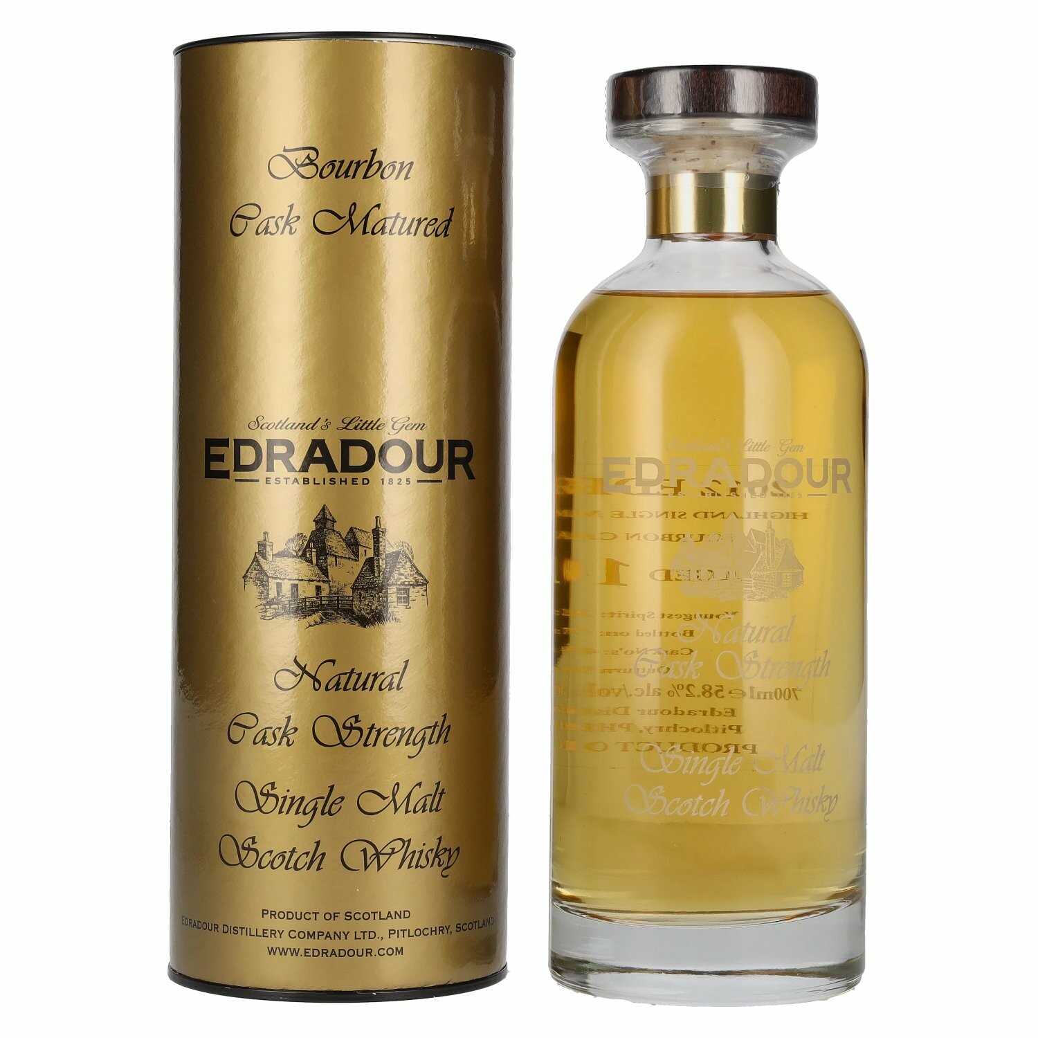 Edradour 10 Years Old Bourbon Cask Vintage 2012 58,2% Vol. 0,7l in Giftbox