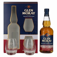 Glen Moray Elgin Classic Sherry Cask Finish 40% Vol. 0,7l in Giftbox with 2 glasses
