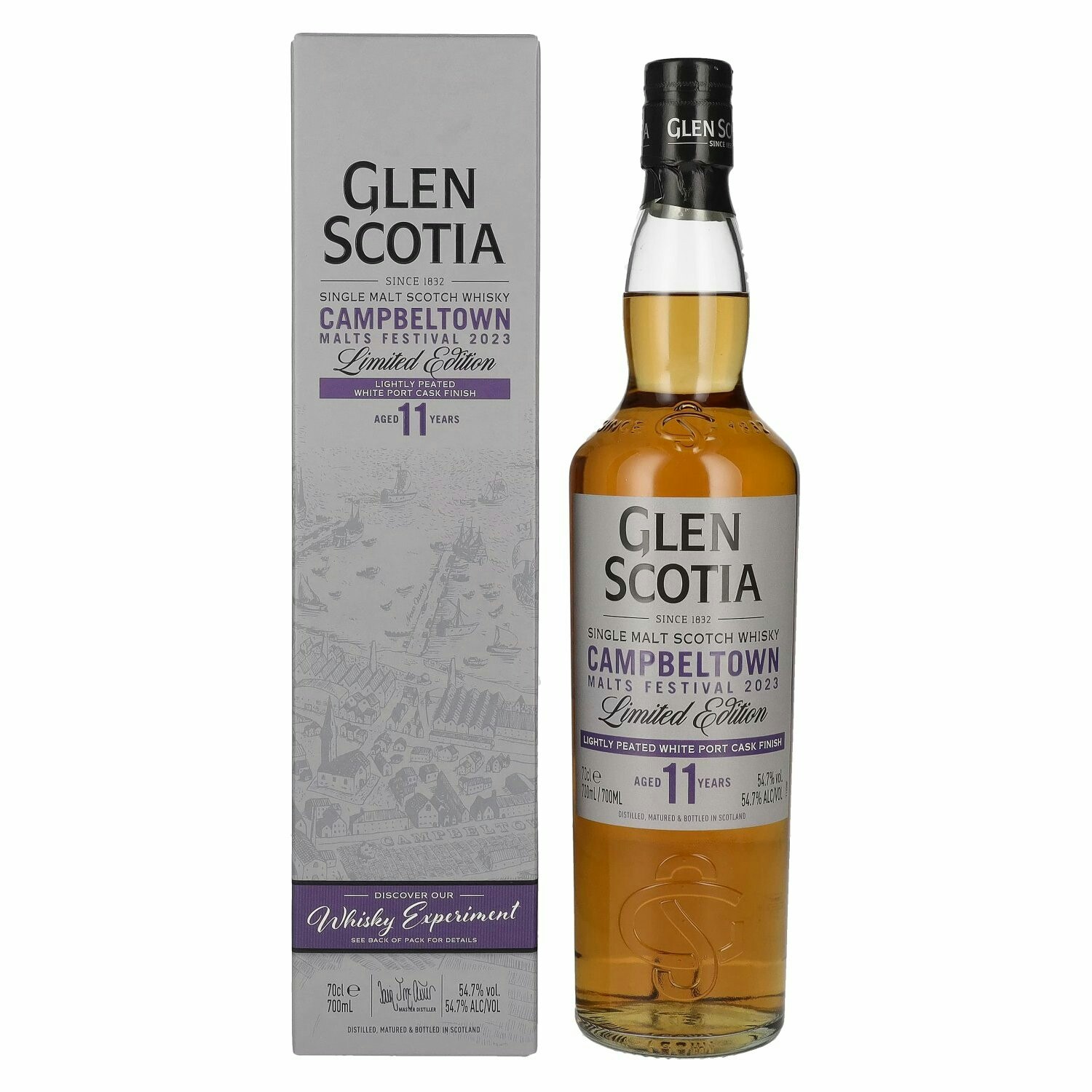 Glen Scotia Campbeltown 11 Years Old Port Cask Finish Festival Edition 2023 54,7% Vol. 0,7l in Giftbox