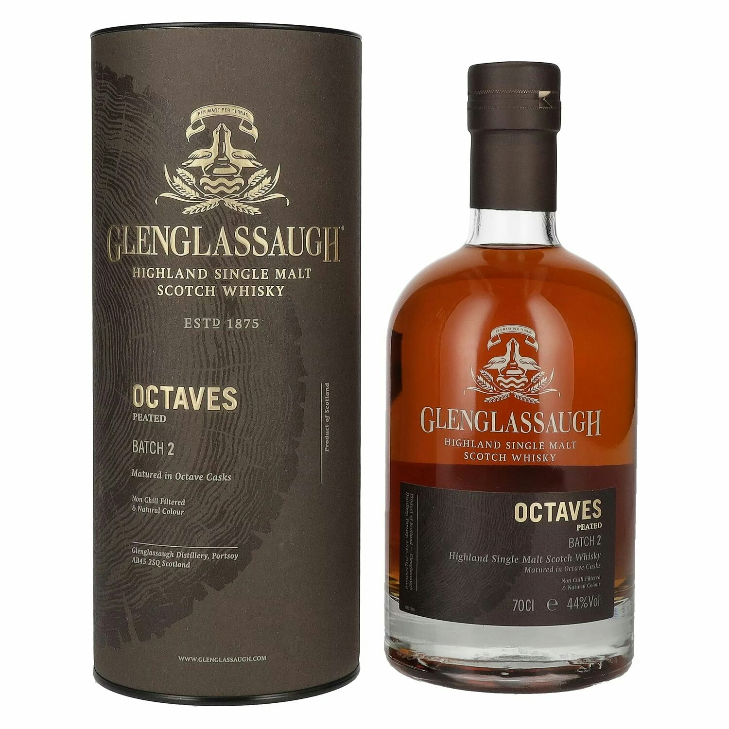 Glenglassaugh OCTAVES Classic Highland Single Malt Batch 2 44% Vol. 0,7l in Giftbox