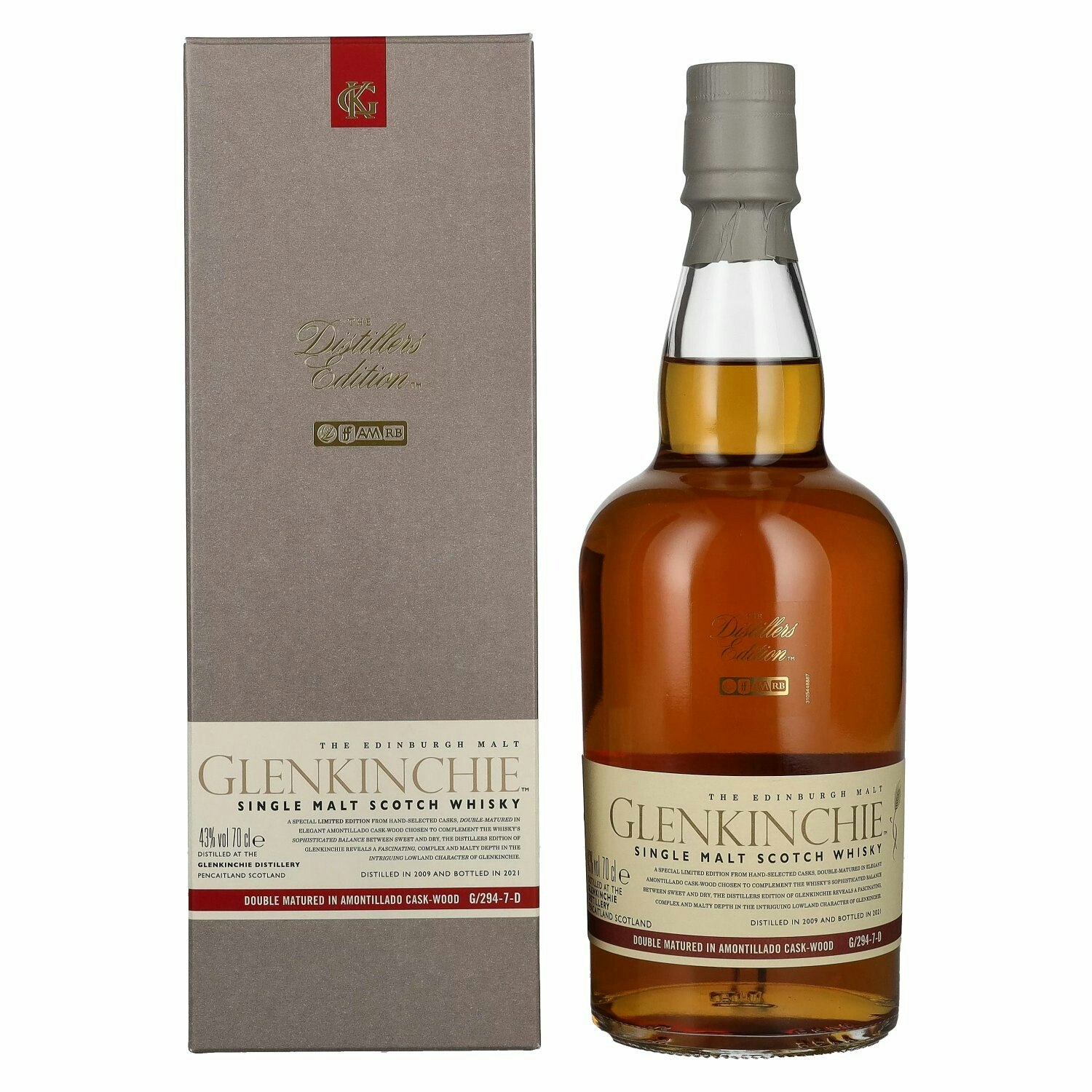 Glenkinchie The Distillers Edition 2021 Double Matured 2009 43% Vol. 0,7l in Giftbox