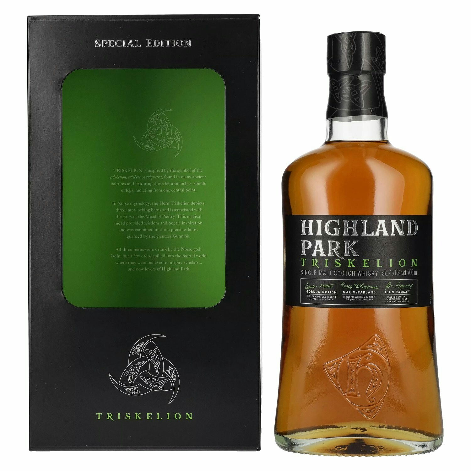 Highland Park TRISKELION Single Malt Scotch Whisky 45,1% Vol. 0,7l in Giftbox
