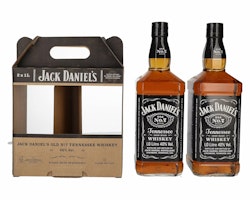 Jack Daniel's Tennesse Whiskey TWINPACK 40% Vol. 2x1l in Giftbox