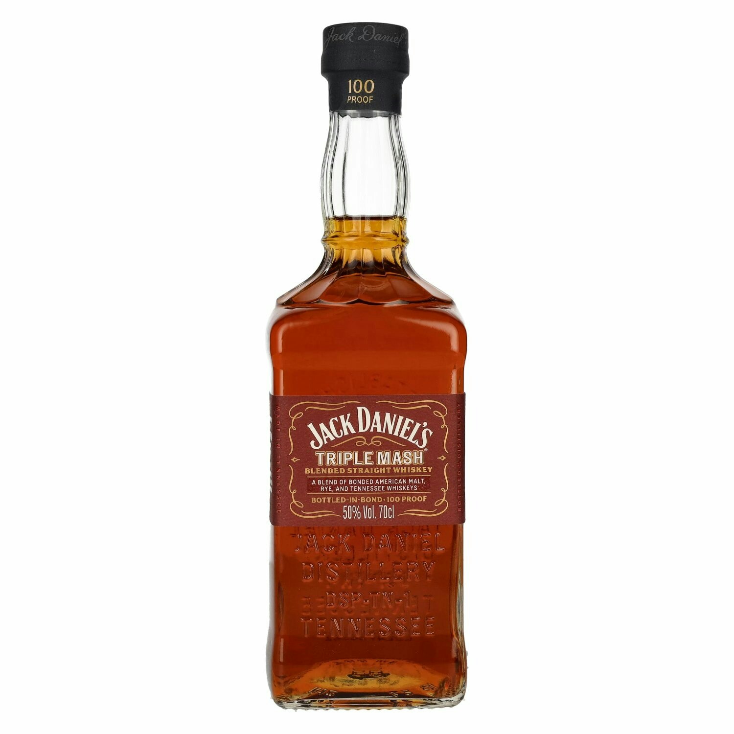 Jack Daniel's TRIPLE MASH Blended Straight Whiskey BOTTLED-IN-BOND 50% Vol. 0,7l