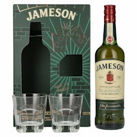 Jameson Triple Distilled Irish Whiskey 40% Vol. 0,7l in Giftbox with 2 glasses