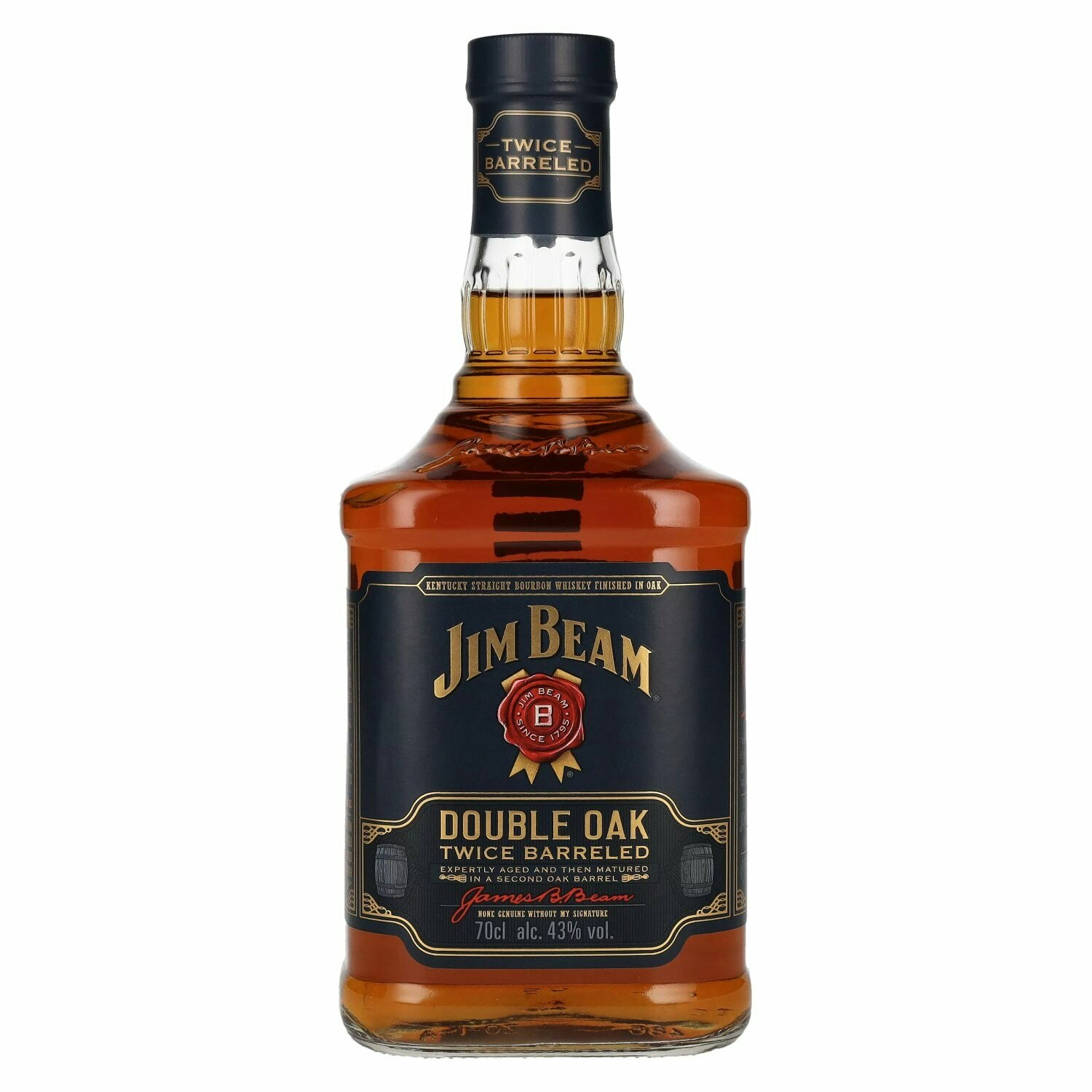 Jim Beam Double Oak Twice Barreled 43% Vol. 0,7l