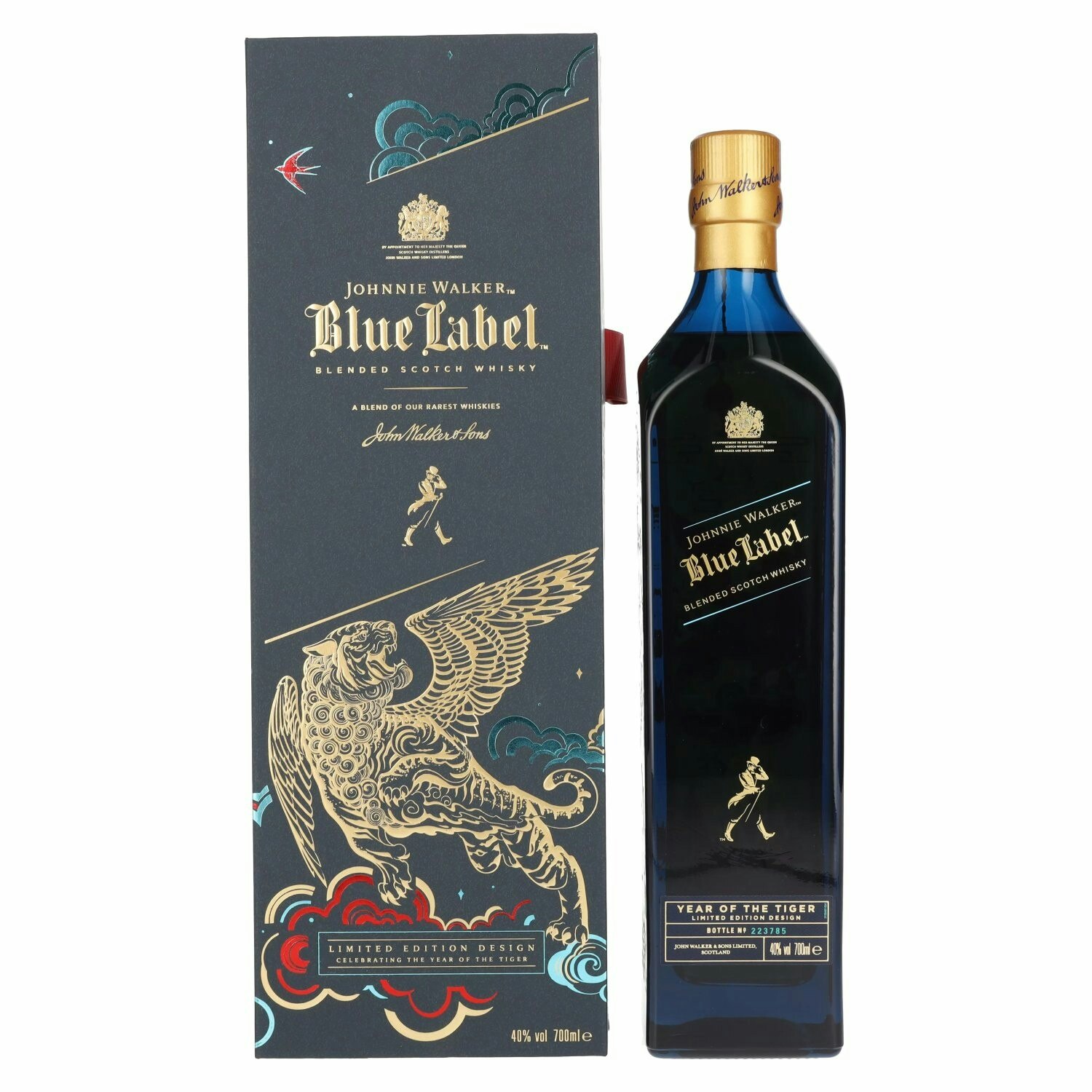 Johnnie Walker Blue Label YEAR OF THE TIGER 40% Vol. 0,7l in Giftbox