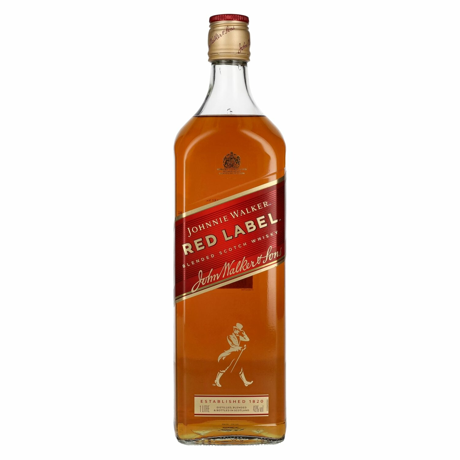 Johnnie Walker Red Label Blended Scotch Whisky 40% Vol. 1l