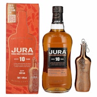 Jura 10 Years Old Single Malt Scotch Whisky 40% Vol. 0,7l in Giftbox with Travel Flask