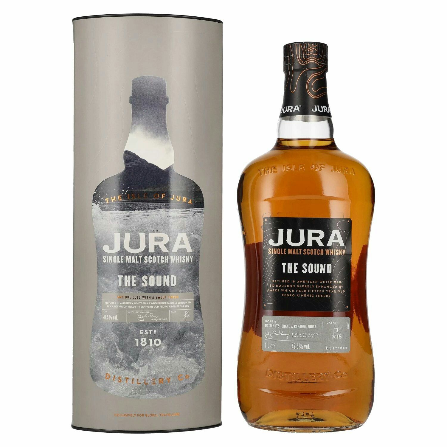 Jura THE SOUND Single Malt Scotch Whisky 42,5% Vol. 1l in Giftbox