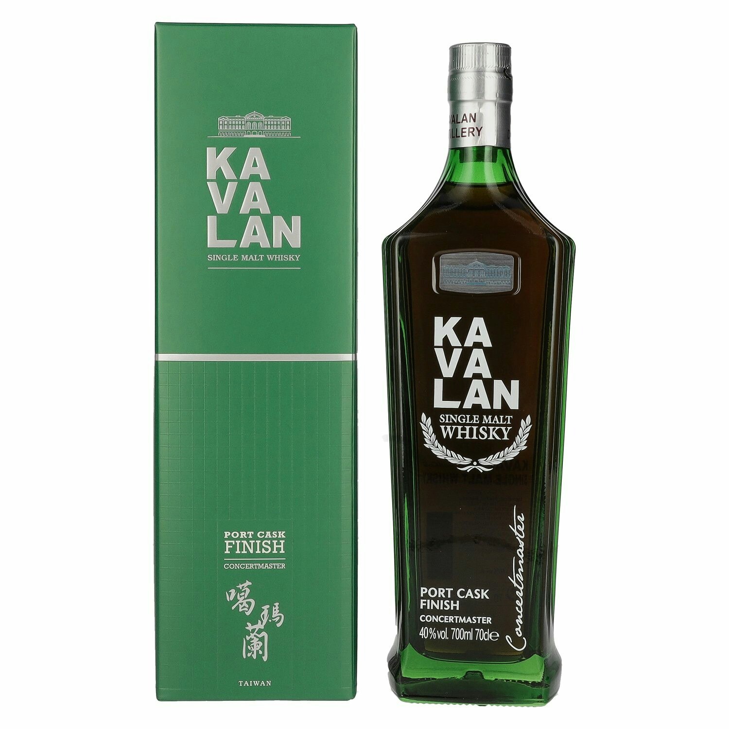 Kavalan CONCERTMASTER Port Cask Finish 40% Vol. 0,7l in Giftbox