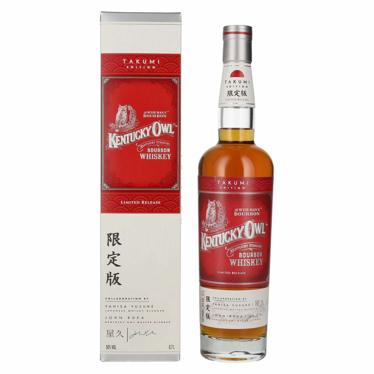 Kentucky Owl Bourbon Whiskey Takumi Limited Release 50% Vol. 0,7l in Giftbox