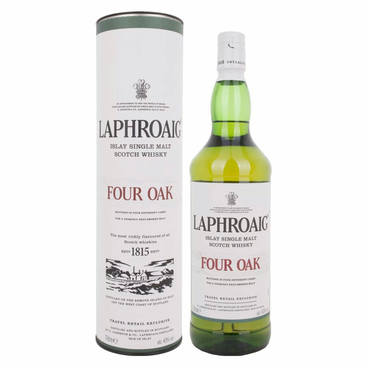 Laphroaig FOUR OAK 40% Vol. 1l in Giftbox