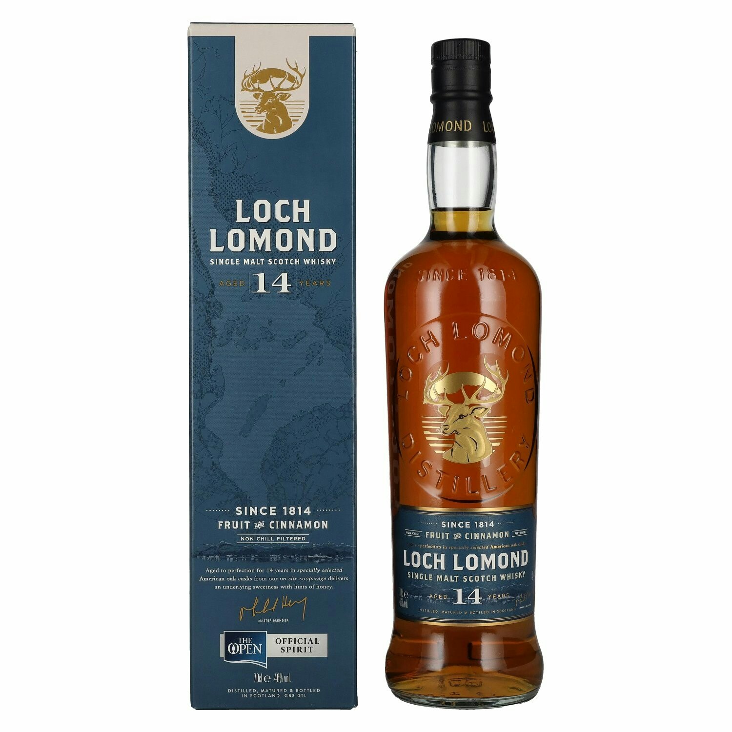 Loch Lomond 14 Years Old Single Malt Fruit & Cinnamon 46% Vol. 0,7l in Giftbox