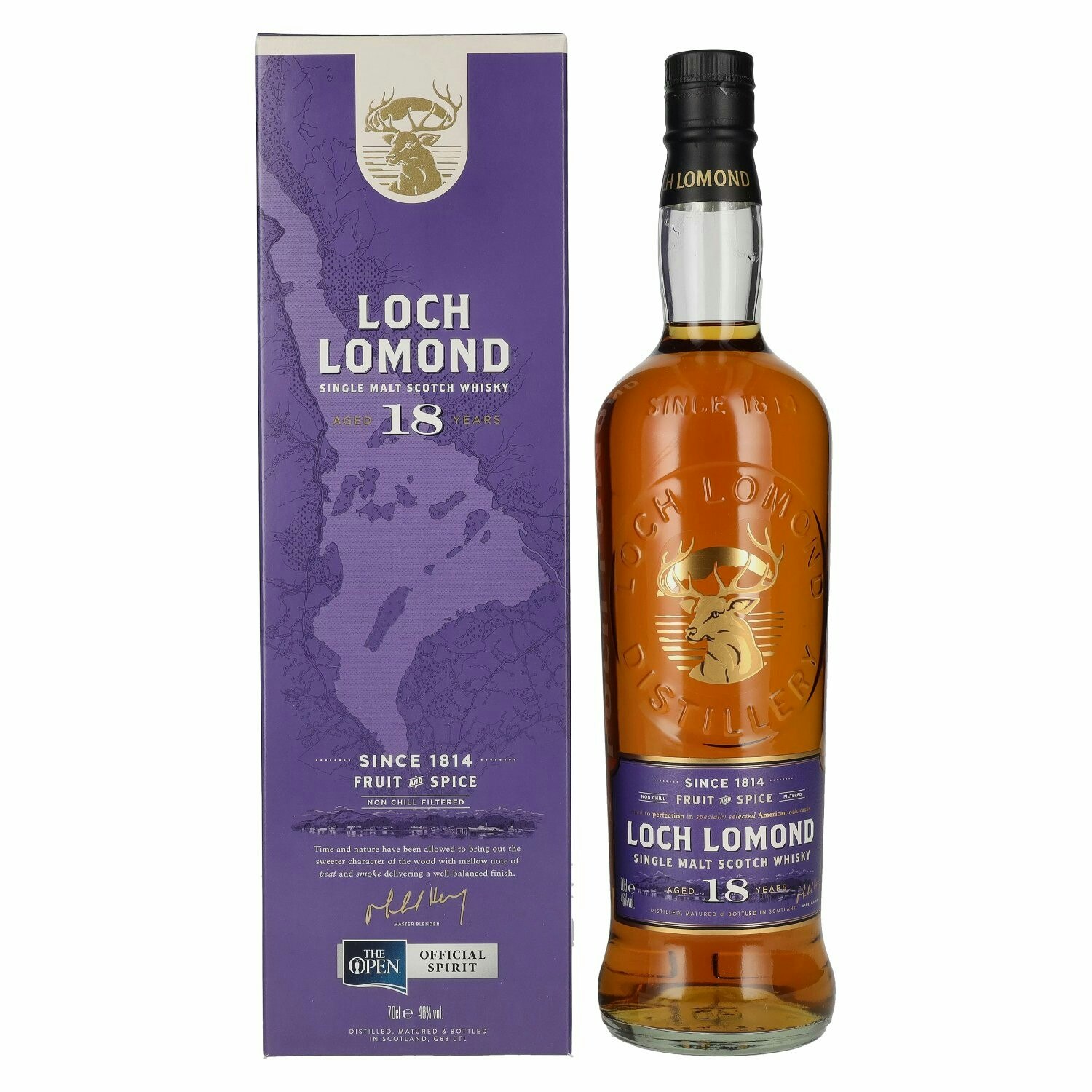 Loch Lomond 18 Years Old Single Malt Fruit and Spice 46% Vol. 0,7l in Giftbox