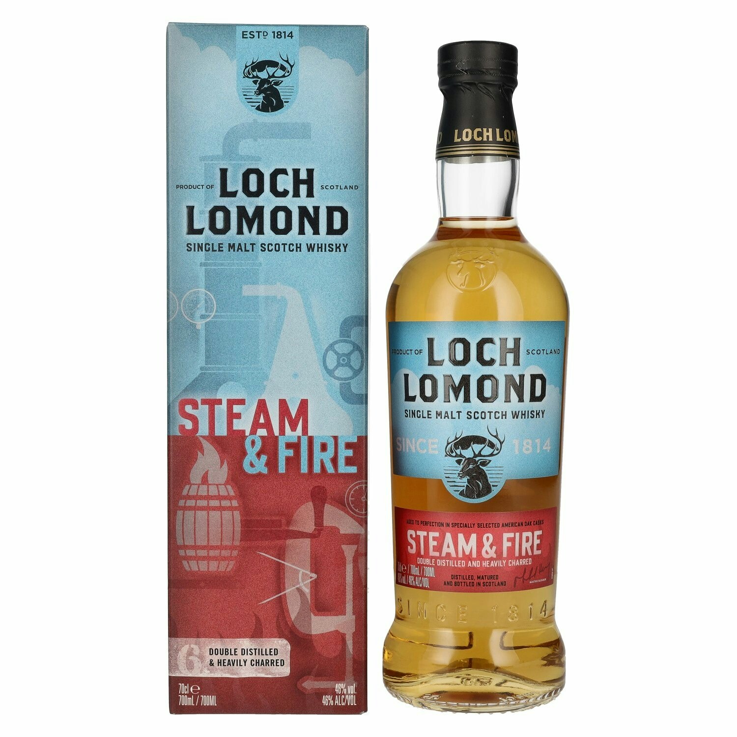 Loch Lomond STEAM & FIRE Single Malt Scotch Whisky 46% Vol. 0,7l