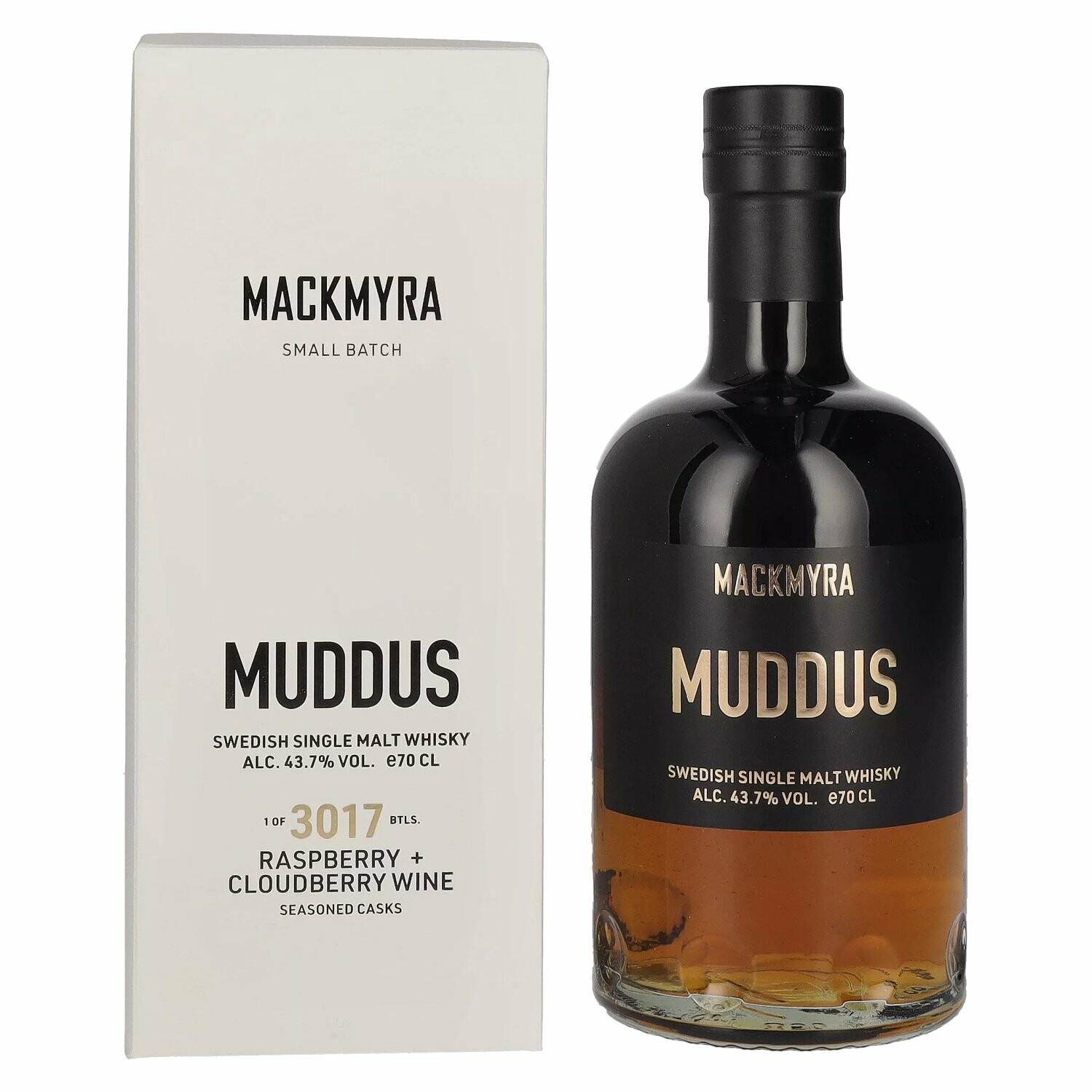 Mackmyra MUDDUS Swedish Single Malt Whisky 43,7% Vol. 0,7l in Giftbox