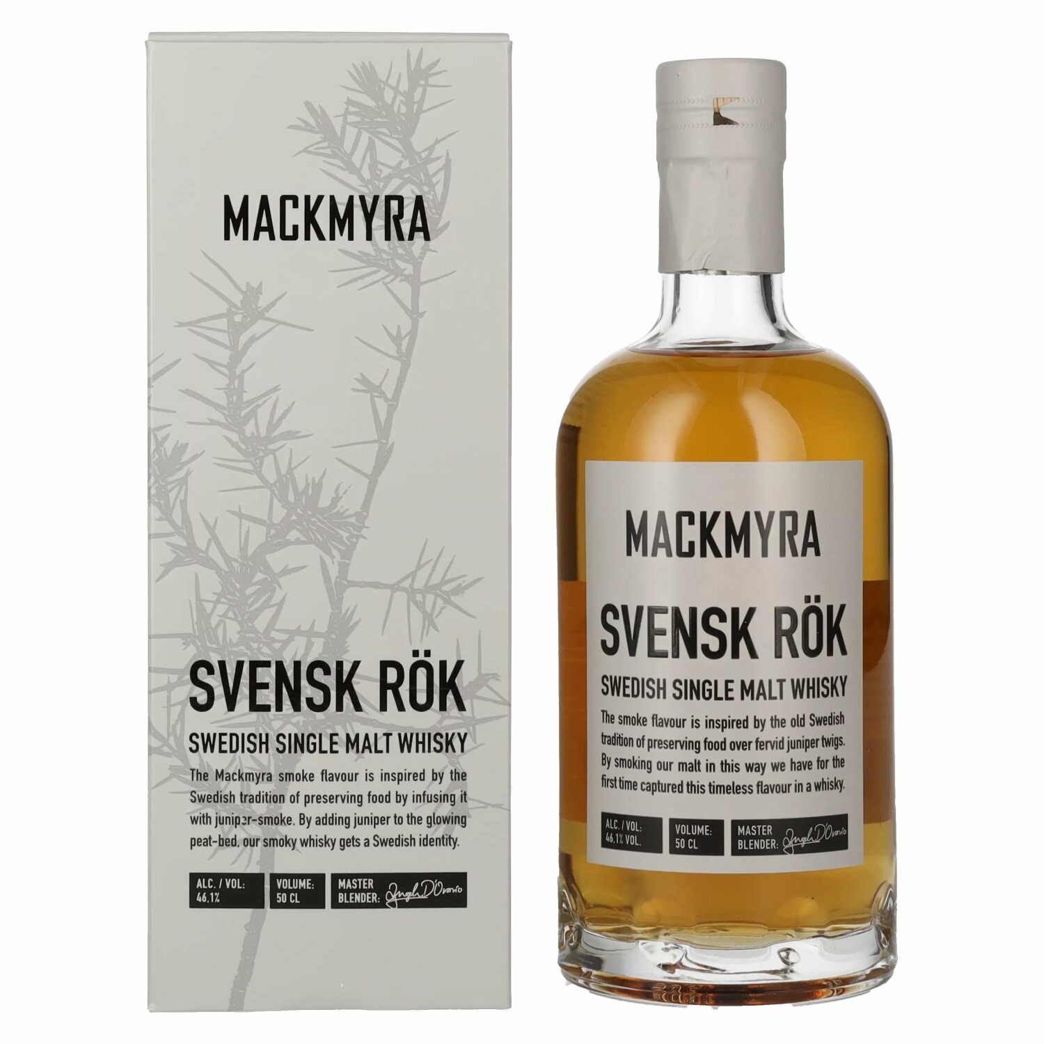 Mackmyra Svensk Rök Svensk Single Malt Whisky 46,1% Vol. 0,5l in Giftbox