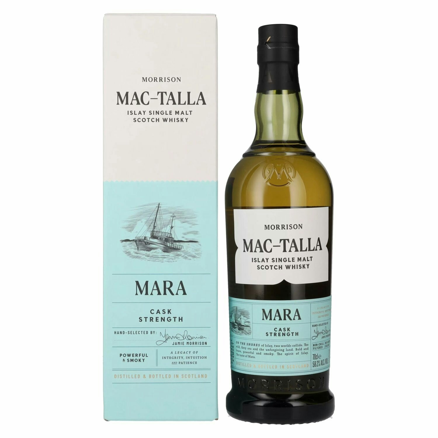 Mac-Talla Morrison MARA Cask Strength Islay Single Malt Scotch Whisky 58,2% Vol. 0,7l in Giftbox