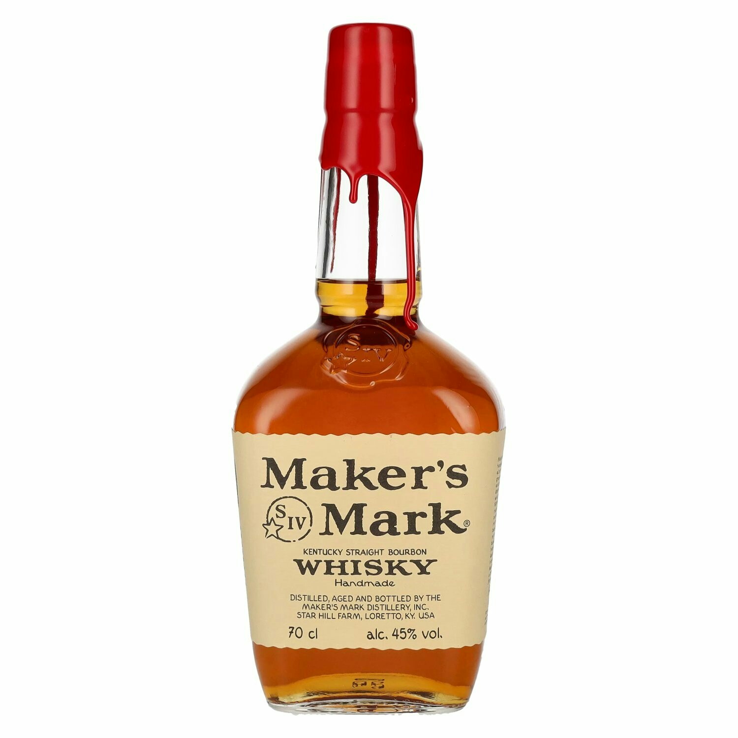 Maker's Mark Kentucky Straight Bourbon Whisky 45% Vol. 0,7l