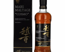 Mars Maltage COSMO Malt Selection Blended Malt Japanese Whisky 43% Vol. 0,7l in Giftbox