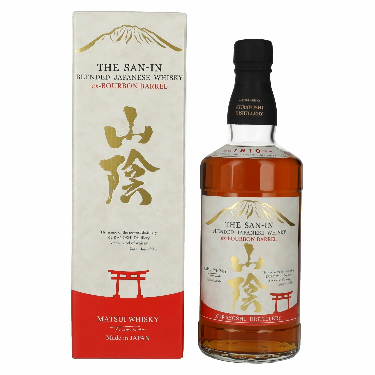 Matsui Whisky THE SAN-IN Blended Japanese Whisky ex-BOURBON BARREL 43% Vol. 0,7l